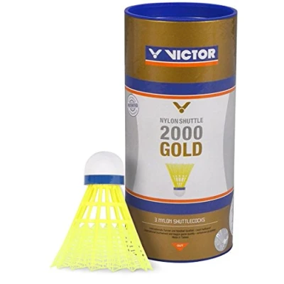 Obrázek VICTOR Nylon Shuttle 2000 zlato 3 žluto modrá