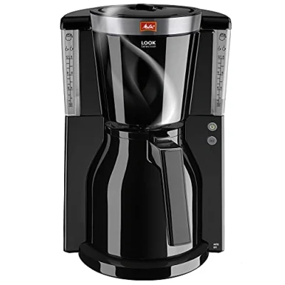 Obrázek Melitta Look Therm Selection kávovar na překapávanou kávu s termoskou stopka odkapávání 8 šálků černý (1011 12)