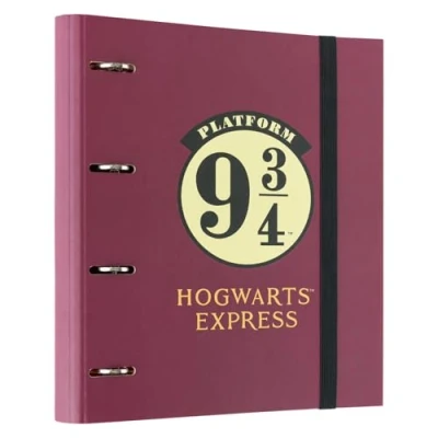 Obrázek Grupo Erik Ringordner A4 Schmal 4 Ringe Ordner Harry Potter Gelis 9 3/4 Aktenordner Ringbuch Büro Zubehör Schul