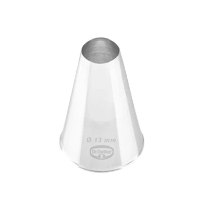 Obrázek Dr. Oetker Manufaktuře různými otvory objímka 13 mm ušlechtilá ocel, stříbro, 4,5 x 3 cm