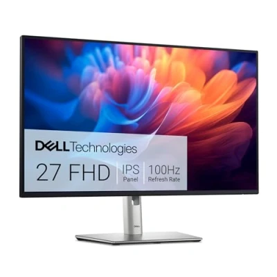 Obrázek Dell P2725H 27 palců Full HD (1920 x 1080) monitor, 100 Hz, IPS, 5 ms, 99 % sRGB, USB C, DisplayPort, HDMI, VGA, 4X USB, černý