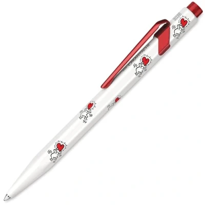 Obrázek Caran D&#039; Ache KEITH HARING Kugelschreiber Special Edition Weiß