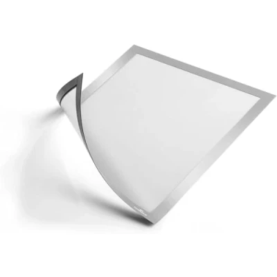 Obrázek Durable 486923 Info Rám Duraframe Magnetic (magnetický rámeček A4 pro kovové povrchy) 5 ks stříbra