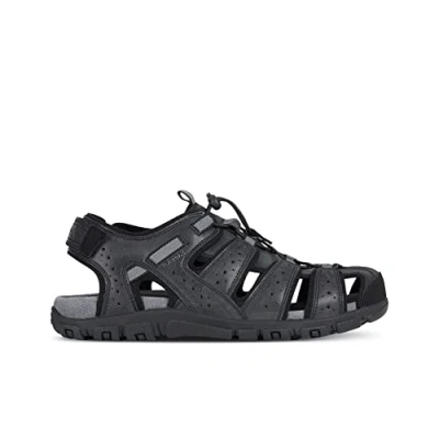 Obrázek Geox UOMO STRADA B pánské sandály, Černá Black C9999