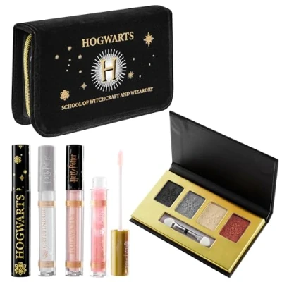 Obrázek Harry Potter Make Up sada pro dívky, teenagery ženy líčidel s kosmetickou taškou (černá Bradavice)
