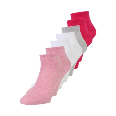 Obrázek camano BOX 7 PACK Ponožky, Velikost: 35 38, Pink melange/white/pink rose/fog melange
