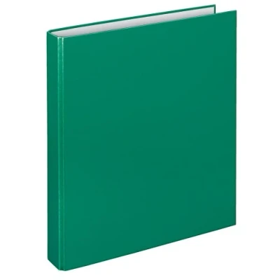 Obrázek VELOFLEX 1143040 kroužkový pořadač Basic, DIN A4, 1 kus, zelený, výška náplně 25 mm, se 4D kroužkovou mechanikou, úzký