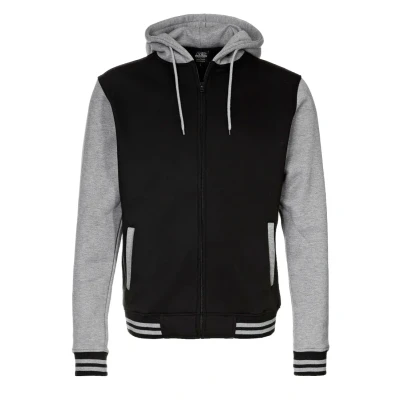 Obrázek Urban Classics 2TONE ZIP Hoody Mikina na zip, Muži, Velikost: XXL, Black/grey