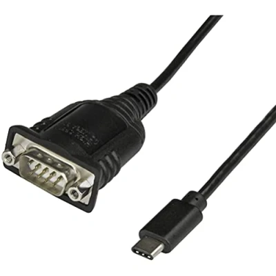 Obrázek StarTech.com USB C zu seriellem Adapterkabel 40 cm RS232 Kabel Typ auf DB9 Kabeladapter Windows / MacOS Linux kompatibel