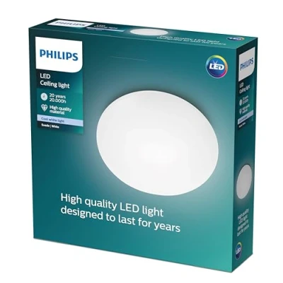 Obrázek Philips Suede LED stropní svítidlo, 12 W, 4000 kelvinů, chladné bílé denní světlo,