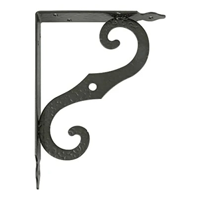 Obrázek Amig Regalwinkel Edelstahl Mod. 2 Metallwinkel für Regale Regalhalterung Farbe: Schwarz Maße: 100 x 90 mm Empfohlenes max Gewicht: 75 kg