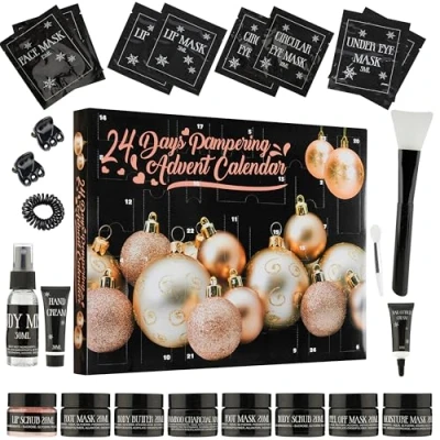 Obrázek KreativeKraft Adventní kalendář 2024 Beauty make up sada pro dámy a dospívající dívky