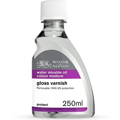 Obrázek Winsor &amp; Newton 3039721 Artisan olej lak pro vodou míchatelné olejové barvy lesklý lak, 250 ml láhev