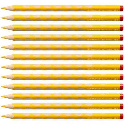 Obrázek Ergonomická barevná tužka pro praváky STABILO EASYcolors balení 12 ks žlutá