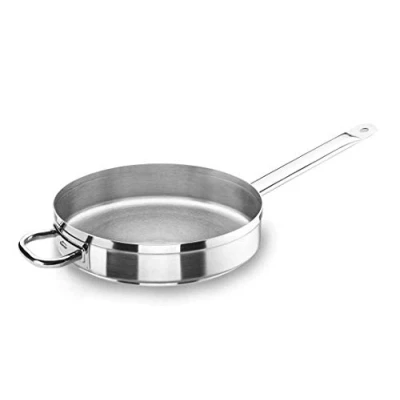 Obrázek Lacor Chef Luxe Sauteuse, ušlechtilá ocel, stříbrná, 28 cm