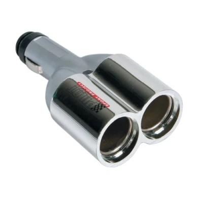 Obrázek Pilot LA _ 39080 dvojitá zásuvka zapalovače cigaret, 12 V, 1 x konektor na 2 zdířka