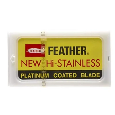 Obrázek Feather Hi Stainless Double Edge břitva 10FEAT 10 ks