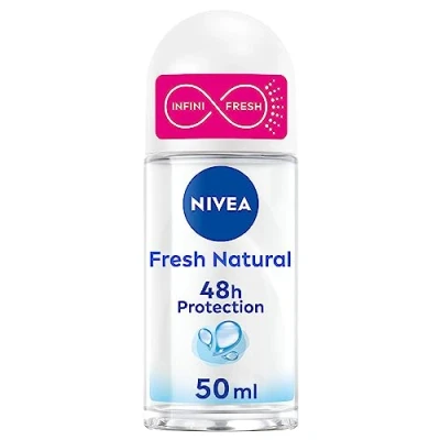 Obrázek NIVEA Bola Fresh Natural 0% Damen Deodorant 48 Stunden Wirksamkeit Langanhaltende Frische Achsel Antitranspirant Aluminiumfreies 1x 50ml Verpackung kann variieren