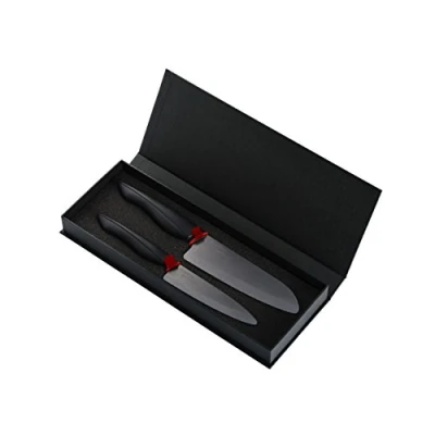 Obrázek Kyocera Dárková sada SHIN Keramický nůž na zeleninu a Santoku Z212 čepele jsou 2x tak ostré jako jiné nože ergonomická rukojeť extrémně kuchyňské profesionální kuchařský