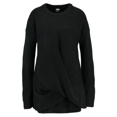 Obrázek Urban Classics Ladies Wrapped Svetr, Ženy, Velikost: Medium, Black