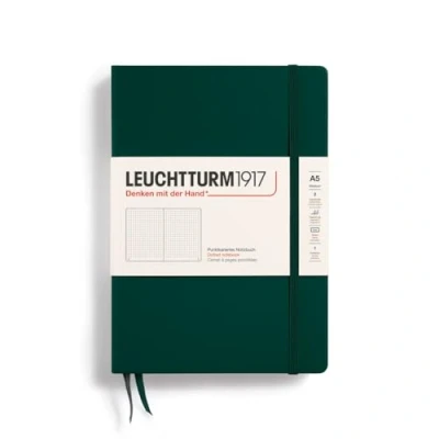 Obrázek LEUCHTTURM1917 367255 poznámkový blok Medium (A5), Hardcover, 251 očíslovaných stran, Forest Green, dotted