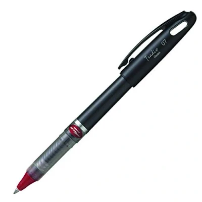 Obrázek Pentel BL117 A Energel Tradio gelové pero, balení po 12 ks (barva pouzdra Černá), červená