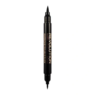 Obrázek Makeup Revolution, Thick &amp; Thin Dual Liquid Eyeliner, tekuté oční linky, 1 ml