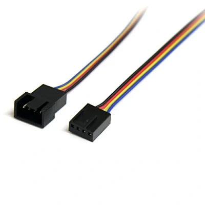 Obrázek StarTech.com 30 cm 4 Pin Molex prodlužovací kabel, St/Bu, PWM kabel ventilátoru prodloužení