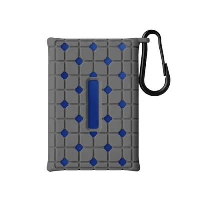 Obrázek kwmobile pouzdro kompatibilní se Samsung T7 Portable SSD pevný disk silikonové ochranné pro v šedé barvě