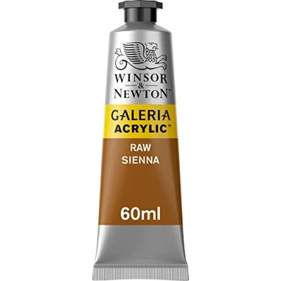 Obrázek Winsor &amp; Newton 2120552 Galeria akrylová barva, vysoká pigmentace, stálá na světle, konzistence, 60 ml tuba Siena vypalovaná