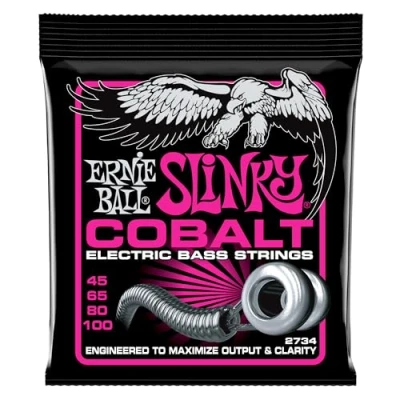 Obrázek Ernie Ball Super Slinky Cobalt E basové struny, tloušťka 45100