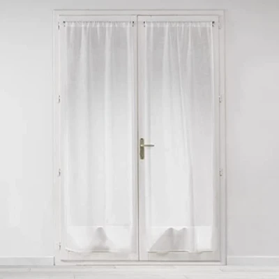 Obrázek Douceur d&#039;Intérieur Milza Paar gerade Gardinenstange, Weiß, 2 x 70 200 cm