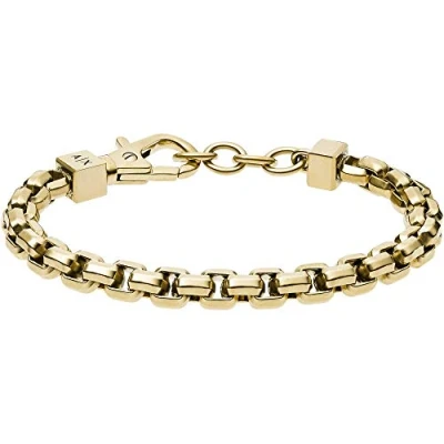 Obrázek Armani Exchange Pánský náramek z ušlechtilé oceli s karabinovým uzávěrem, Nerezová ocel, Bez drahokamu