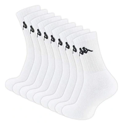 Obrázek Kappa 6 9 nebo 12 párů originálních tenisových ponožek, sportovní ponožky bílé,