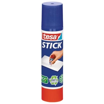 Obrázek tesa Stick ecoLogo pachově neutrální lepicí tyčinka na papír a lepenku bez rozpouštědel šetrná k životnímu prostředí 10 g