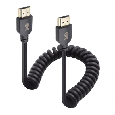 Obrázek Cable Matters 48Gbps 8K HDMI Spulenkabel 0,3 0,9m mit 8K@60Hz, 4K@240Hz und HDR Unterstützung, für PS5, Xbox Serie X/S, RTX4080/4090, RX 7800/7900, Apple TV, mehr