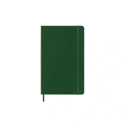 Obrázek Moleskine Klasický prázdný poznámkový blok tvrdé desky s elastickým uzavíracím páskem barva Myrte zelená velikost A5 13 x 21 240 stran