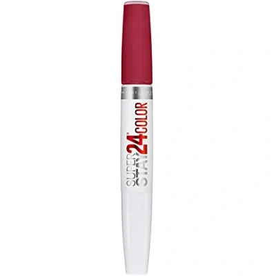 Obrázek Maybelline New York Rtěnka, Super Stay 24H Optic Brights, tekutá a dlouhotrvající, č. 870 Ruby, 5g
