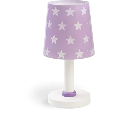 Obrázek Dalber Kinder Tischlampe Nachttischlampe kinderzimmer Sterne Stars Malve, 81211L, E14