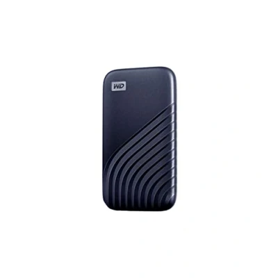 Obrázek WD My Passport SSD 1 TB mobilní paměť (NVME, kompatibilní s USB C a 3.2 Gen 2, čtení 1050 MB/s, zápis 1000 MB/s) půlnoční modrá