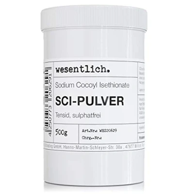 Obrázek SCI Sodium Cocoyl Isethionate 500g mildes Tensid von wesentlich.