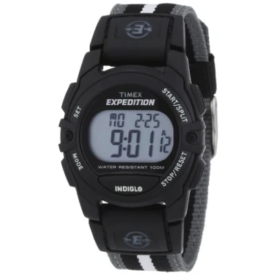 Obrázek Timex Dámské digitální japonské hodinky Quarz s nylonovým řemínkem TW4B, vícebarevné, Náramek
