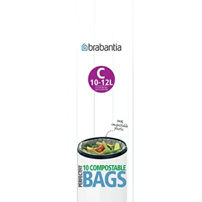 Obrázek Brabantia Kompostovatelné pytle na odpadky, 10 l / 12 velikost C, sáčků, zelená