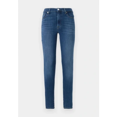 Obrázek 7 For All Mankind Dámské Hw Skinny Jeans, Modrá (Dark Blue Mb), 30 W/30 L