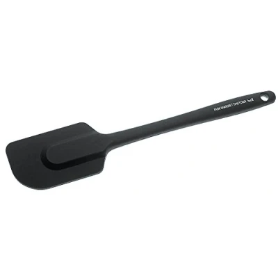Obrázek Sambonet Gadgets Kitchen Spatola, lehké a nepřilnavé, ideální pro míchání těsta, silikon, vhodné do myčky nádobí, 26 cm, černá