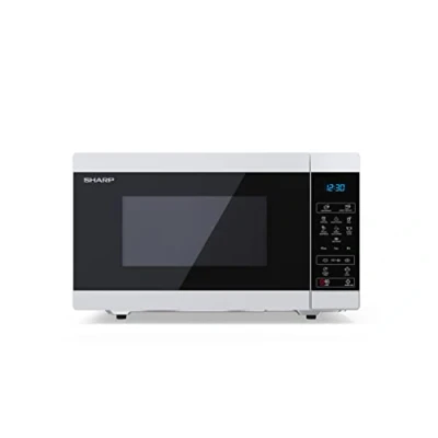Obrázek SHARP Mikrovlnná trouba MS51ES (mikrovlnná trouba: 900 W, 11 výkonových stupňů, funkce rozmrazování, rozměry: 513 x 306 394 cm), stříbrná