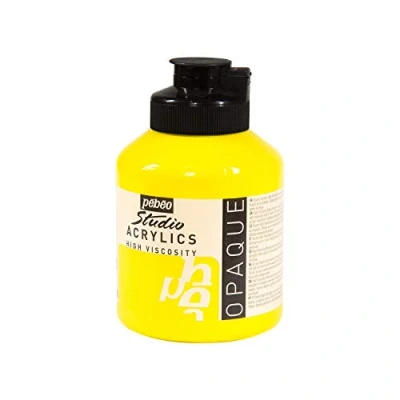 Obrázek PEBEO Studio akrylová barva, 500 ml, základní barva žlutá