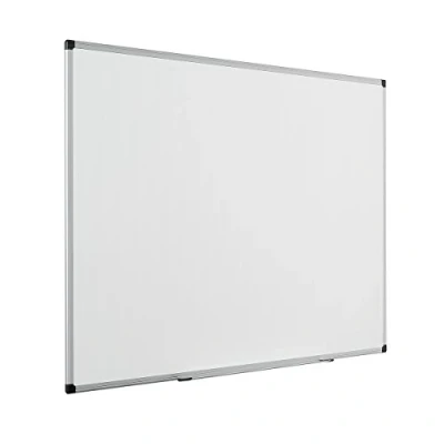 Obrázek Bi Office magnetická bílá tabule Maya 120 x 90 cm smaltovaný prémiový povrch, lze za sucha stírat, s hliníkovým rámem a přihrádkou na tužky, tabule, poznámky