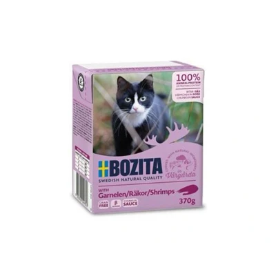 Obrázek Konzerva BOZITA Cat krevety v omáčce 370g (Tetra Pak)
