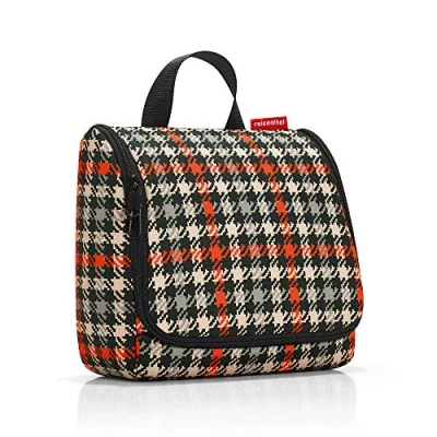 Obrázek reisenthel Toaletní taška Artist Stripes, Glencheck Red, Kosmetický kufřík